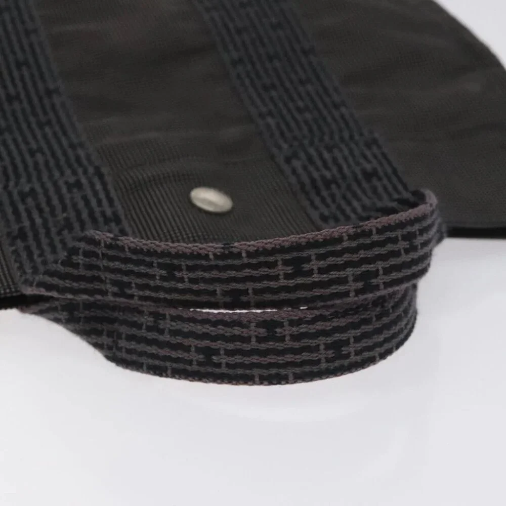 HERMES Her Line PM Backpack Canvas Gray Silver - Picture 8 of 14